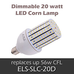 ELS 20 watt Dimmable LED Corn Lamp