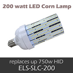 ELS 200 watt LED Corn Lamp